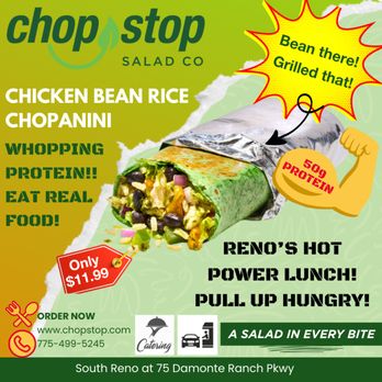 Chop Stop - Salad Near Me - Reno, Nevada Chop Stop - Salad Near Me - Reno, Nevada