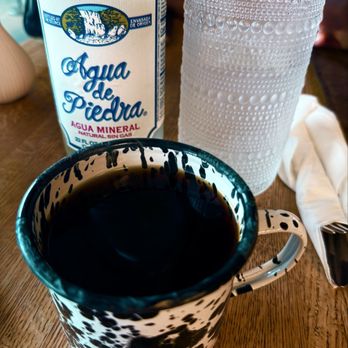 Pradera Brunch - Black coffee for me and water for the table. - Breakfast & Brunch Near Me - Baldwin Park, California