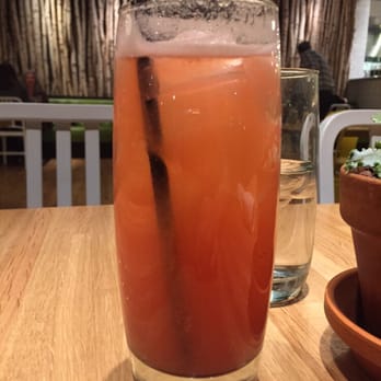 True Food Kitchen - Delicious strawberry rhubarb soda - New American Near Me - Denver, Colorado