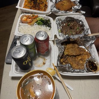Chogajip - 4. Spicy Soup with Beef / 육개장/ Meat jun Galbi Kim 30. Kimchi Jeon / 김치전 Tonkatsu - Korean Near Me - Honolulu, Hawaii Chogajip - 4. Spicy Soup with Beef / 육개장/ Meat jun Galbi Kim 30. Kimchi Jeon / 김치전 Tonkatsu - Korean Near Me - Honolulu, Hawaii