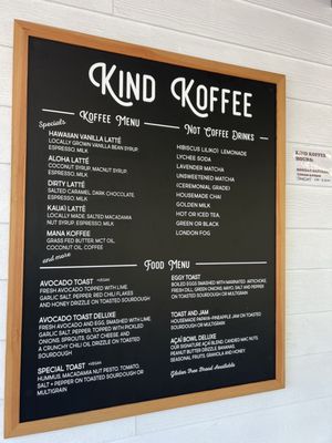 Menu photo 8 Kind Koffee Lihue, HI Menu photo 8 Kind Koffee Lihue, HI