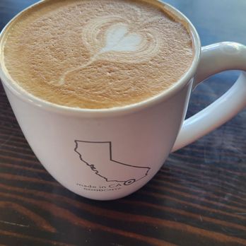 GOODONYA Organic Eatery - Cherry Pistachio Latte - Coffee & Tea Near Me - Encinitas, California