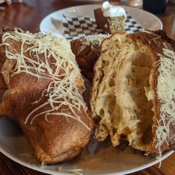 Foreign & Domestic - Black pepper and gruyere popover - New American Near Me - Austin, Texas