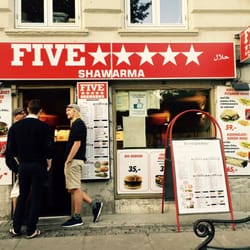 Facaden på en af byens måske bedst kendte shawarma barer
