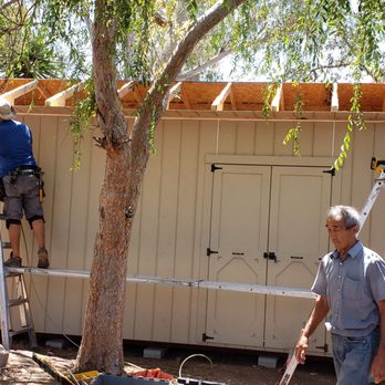 San Diego Custom Sheds - Time for the roof - Handyman Near Me - Lakeside, California San Diego Custom Sheds - Time for the roof - Handyman Near Me - Lakeside, California