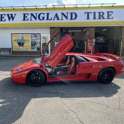 New England Tire Car Care Centers - Seekonk - I got new tires, balanced and an alignment at New England tire. They have the expertise for mounting and balancing tires on magnesium rims.