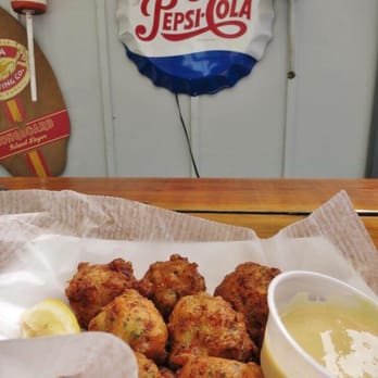 DJ's Clam Shack - Conch fritters were okay but not too much flavor - Seafood Near Me - Key West, Florida
