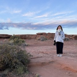 Meteor Crater Rest Area - View behind the rest stop