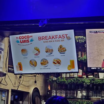 El Coco de Luis - Breakfast menu - Latin American Near Me - San Juan, Puerto Rico El Coco de Luis - Breakfast menu - Latin American Near Me - San Juan, Puerto Rico
