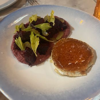 MariPili Tapas Bar - Beets with fried  goat cheese - Spanish Near Me - Seattle, Washington