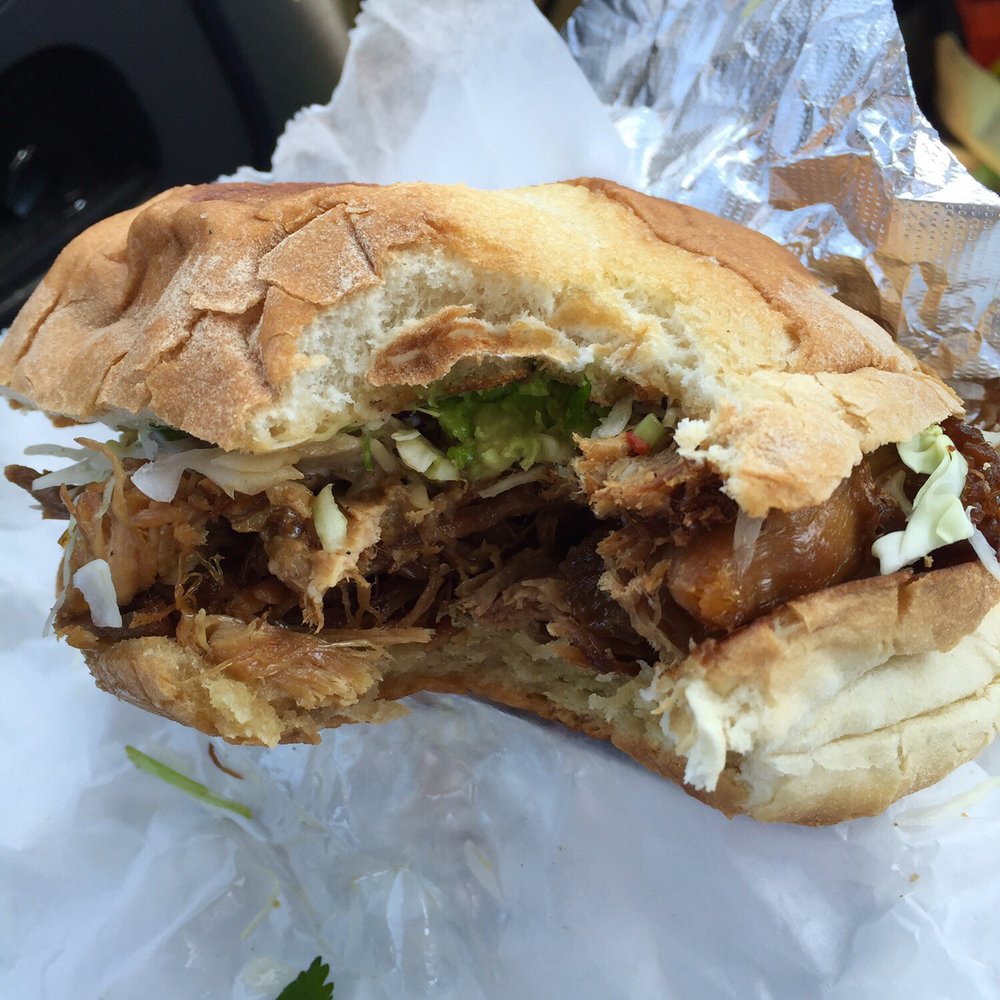 El Mercadito Restaurant - Another view of carnitas torta - Mexican Near Me - Riverdale, California