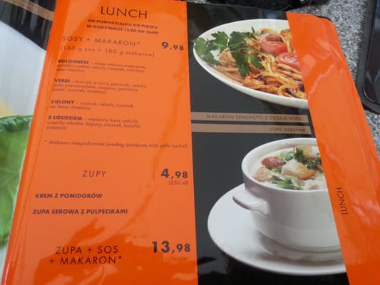 Menu photo 2 Spaghetteria Pasta Toruń, KP Menu photo 2 Spaghetteria Pasta Toruń, KP