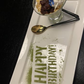Oiza - Birthday matcha parfait - Sushi Bars Near Me - Fresno, California Oiza - Birthday matcha parfait - Sushi Bars Near Me - Fresno, California