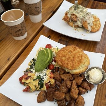 The Stonehouse Café - Our full order with Eggnog Latte and Biscoff Apple Cider - Breakfast & Brunch Near Me - Seattle, Washington The Stonehouse Café - Our full order with Eggnog Latte and Biscoff Apple Cider - Breakfast & Brunch Near Me - Seattle, Washington