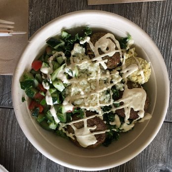 The Pureganic Cafe - Falafel bowl - Vegan Near Me - Harrison, New York