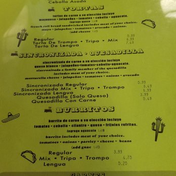 Taqueria Temo - Menu - Tacos Near Me - Fort Worth, Texas Taqueria Temo - Menu - Tacos Near Me - Fort Worth, Texas