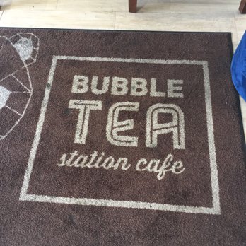 Bubble Tea Station Cafe - Front door floor mat - Desserts Near Me - Sparks, Nevada