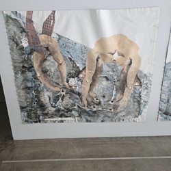 Museum of Contemporary Art - Tapestry on the wall, entrance of the Mordant wing.