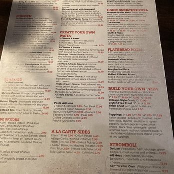 Salvino's - Menu - Italian Near Me - Plainwell, Michigan