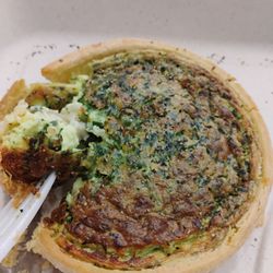 Brews Bros Coffee Bars - Spinach Asiago quiche