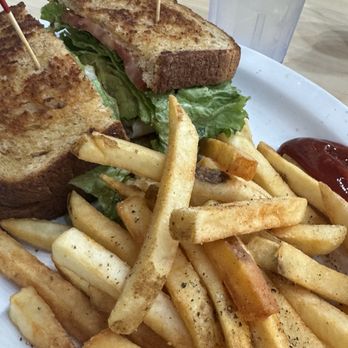 The Toasted Yolk Cafe - Turkey Club Sandwich - Breakfast & Brunch Near Me - El Paso, Texas The Toasted Yolk Cafe - Turkey Club Sandwich - Breakfast & Brunch Near Me - El Paso, Texas