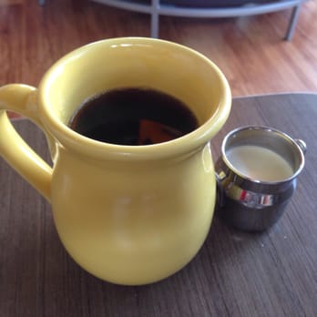 Snooze, an A.M. Eatery - Coffee and cream. (They had cups if you purchased coffee) ;-) - Breakfast & Brunch Near Me - Lone Tree, Colorado
