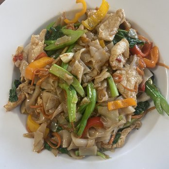 Thai Food Addict - Drunken noodles with chicken. So good! - Thai Near Me - Helmetta, New Jersey Thai Food Addict - Drunken noodles with chicken. So good! - Thai Near Me - Helmetta, New Jersey