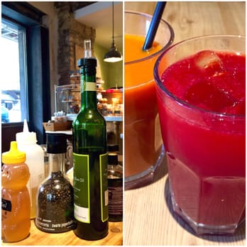 Le Pain Quotidien - The perfect place to take a power break! Tasty juice and surprisingly complete sauce set!! - Bakeries Near Me - Paris, 75