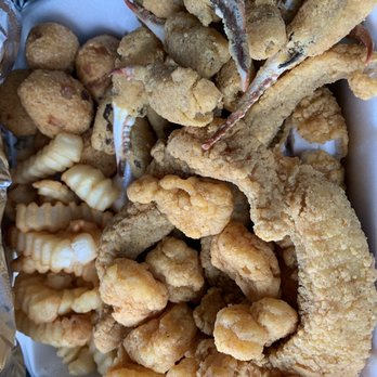 Pat's Deli & Yogurt - Fish Shrimp and Crab Claws with fries and hushpuppies - Delis Near Me - Mobile, Alabama Pat's Deli & Yogurt - Fish Shrimp and Crab Claws with fries and hushpuppies - Delis Near Me - Mobile, Alabama