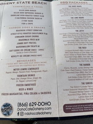 Menu photo 8 Doho Cafe Dana Point, CA
