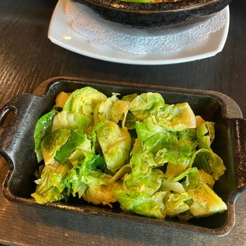 Lemongrass Cafe - Sauteed Brussels Sprouts - plain and small cute little portion - Asian Fusion Near Me - Bellaire, Texas Lemongrass Cafe - Sauteed Brussels Sprouts - plain and small cute little portion - Asian Fusion Near Me - Bellaire, Texas