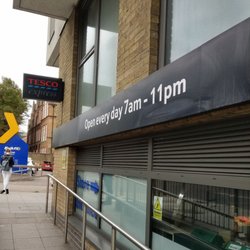 Tesco Express - Convenient hours.