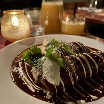 La Esquina - SoHo - Enchilada de Mole (chicken inside) - Latin American Near Me - New York, New York