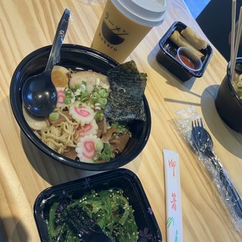 Rokaru Ramen - Shoyu Ramen and seaweed salad - Ramen Near Me - Cincinnati, Ohio