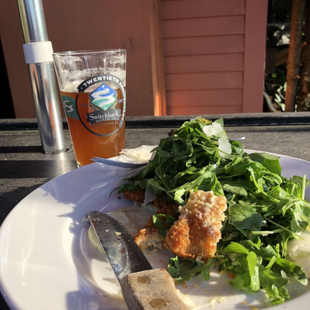 Rosa Flamingos - Veal Milanese - New American Near Me - Bethlehem, New Hampshire Rosa Flamingos - Veal Milanese - New American Near Me - Bethlehem, New Hampshire