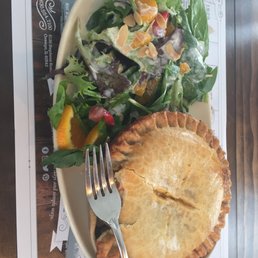 Pot pie lunch entree - just under $16.