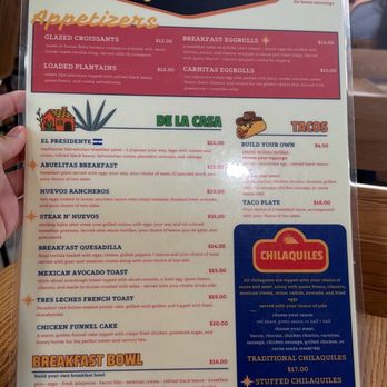 Buenos Dias - Menu on sept 2026 - Salvadoran Near Me - Houston, Texas