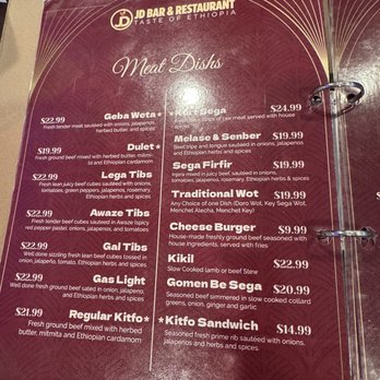 JD Bar and Restaurant - menu - Bars Near Me - Annandale, Virginia