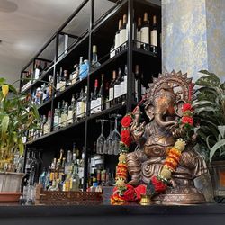 Annapurna Bhavan - Ganesh watching over the bar...