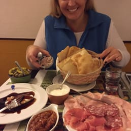 The antipasto with all the trimmings. The bread is YUMM!