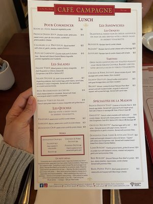 Menu photo 7 Café Campagne Seattle, WA Menu photo 7 Café Campagne Seattle, WA