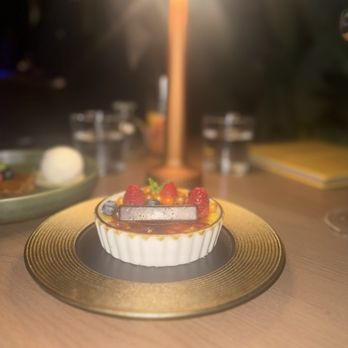Cataluna - Birthday surprise was a crème brûlée. Probably one of the best I've ever had. - Mediterranean Near Me - Jacksonville, Florida Cataluna - Birthday surprise was a crème brûlée. Probably one of the best I've ever had. - Mediterranean Near Me - Jacksonville, Florida