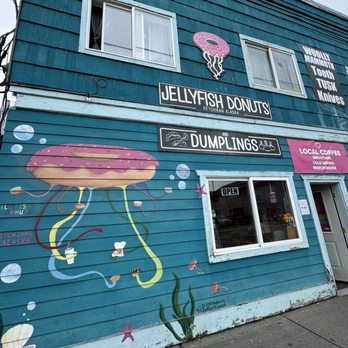 Jellyfish Donuts - Outside - Donuts Near Me - Ketchikan, Alaska Jellyfish Donuts - Outside - Donuts Near Me - Ketchikan, Alaska
