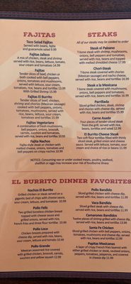 Menu photo 2 El Burrito Kermit, WV