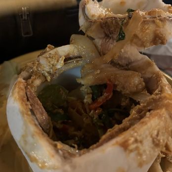 Andaman Thai - How deep it is inside after eating the filling and coconut pulp - Thai Near Me - San Ramon, California Andaman Thai - How deep it is inside after eating the filling and coconut pulp - Thai Near Me - San Ramon, California