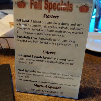 Casa D'Angelo - Fall Specials - Italian Near Me - Macedonia, Ohio Casa D'Angelo - Fall Specials - Italian Near Me - Macedonia, Ohio