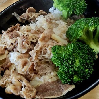 Kaiyo Sushi - Beef bowl with broccoli - Sushi Bars Near Me - Albany, Oregon