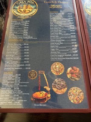 Menu photo 4 Casa Pita Tucson, AZ Menu photo 4 Casa Pita Tucson, AZ