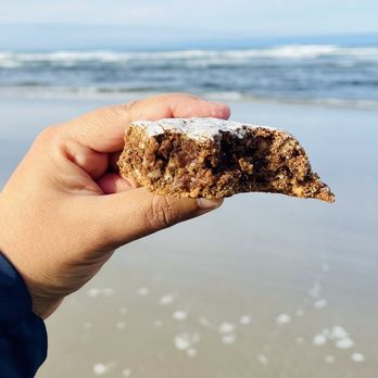 Bald Eagle Coffee House - A mostly eaten big, soft, gingerbread scone 5/5 - Coffee & Tea Near Me - Cannon Beach, Oregon