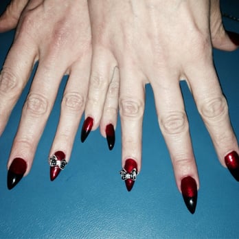 Splashie Nail Spa - Pointed tips by Adam and color by Sheena - Nail Salons Near Me - Vancouver, British Columbia Splashie Nail Spa - Pointed tips by Adam and color by Sheena - Nail Salons Near Me - Vancouver, British Columbia